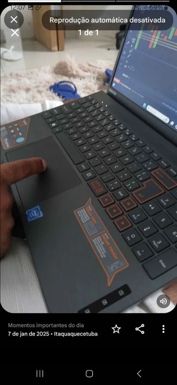 Notebook Gamer com Intel