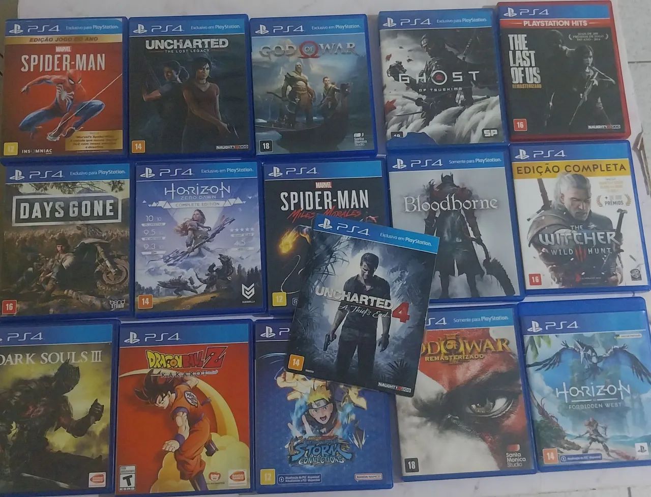 PS4 SLIM 1TB + 2 CONTROLES + 16 JOGOS - Foto 3