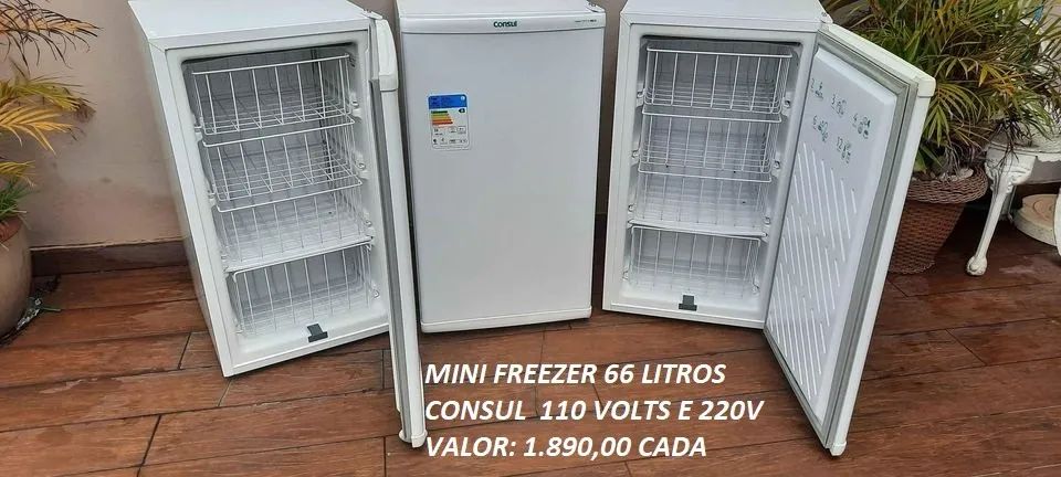 freezer consul 66 litros Semi novos mini freezer consul vertical 