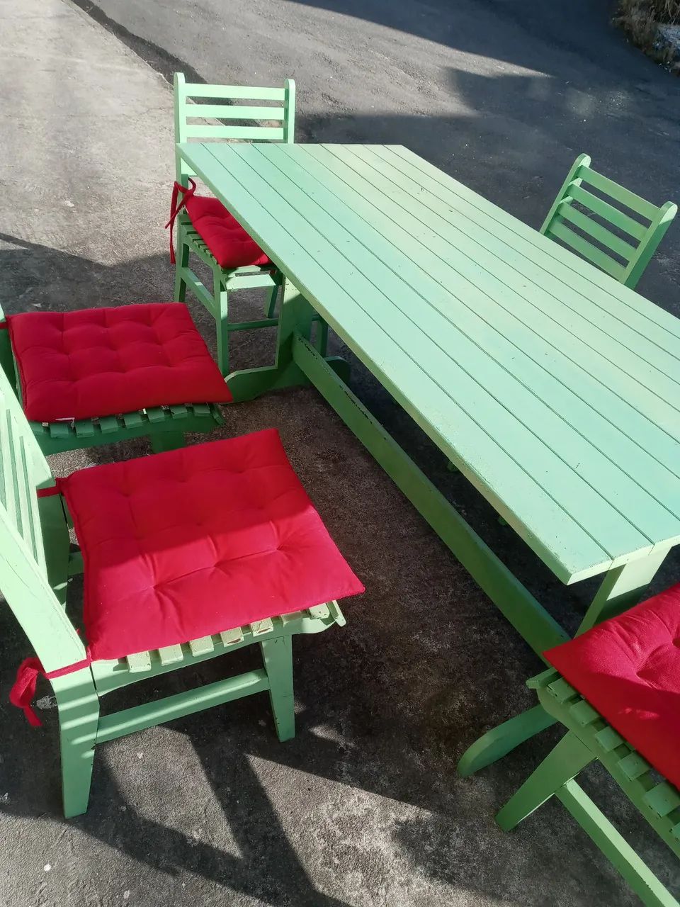 Mesa com seis cadeiras - Foto 4