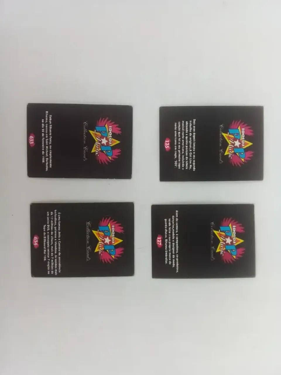 4 Cards Rihanna Da Coleção Ídolos Pop Music - Foto 2