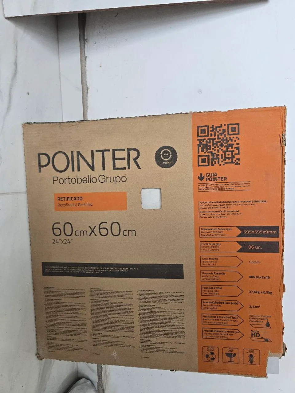 Porcelanato Pointer 60x60cm Retificado