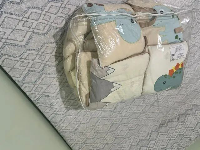 Kit de Berço Americano 10 Peças - Tema Dinossauro  - Foto 5