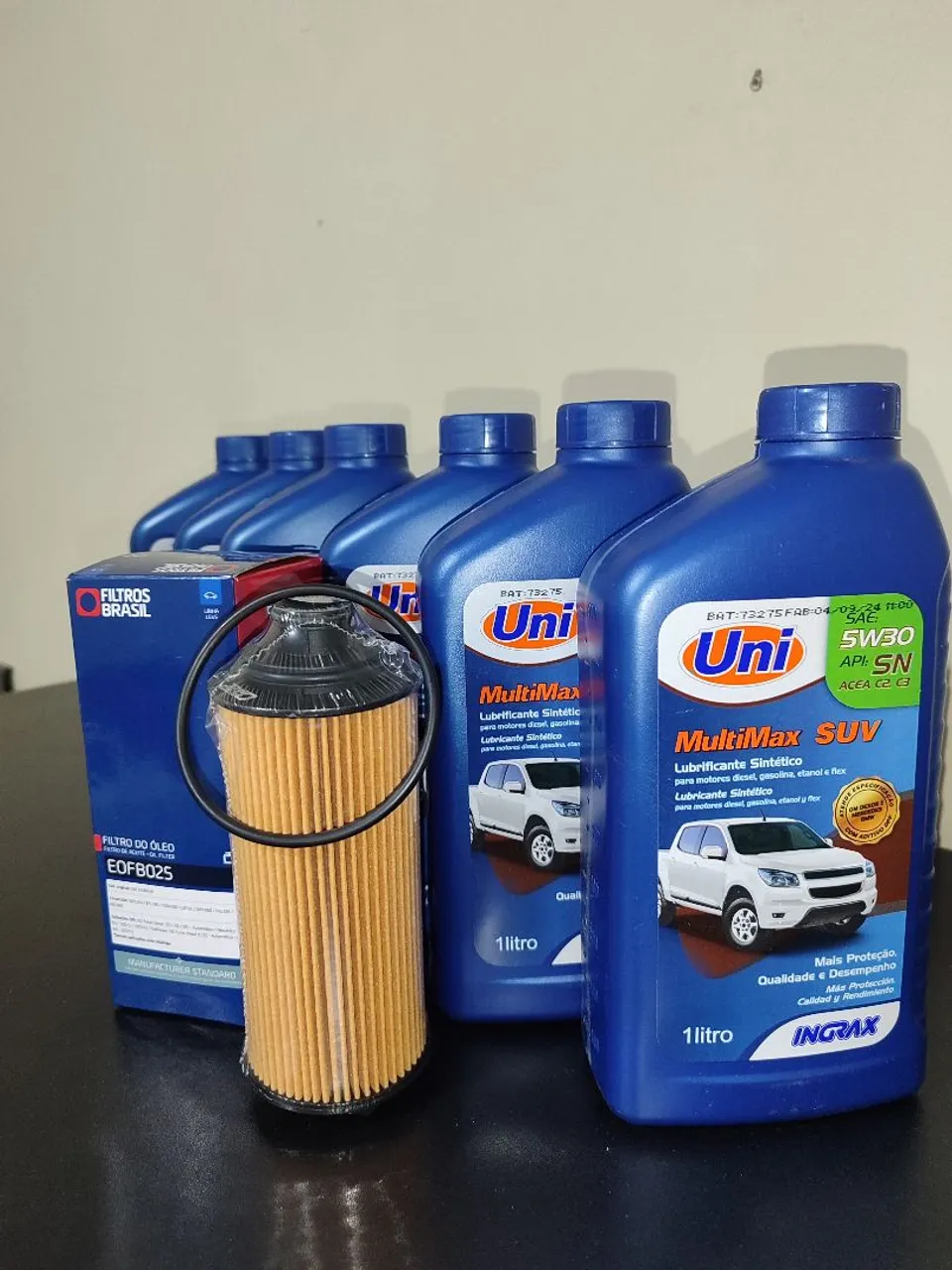 Kit troca de óleo Nova S10