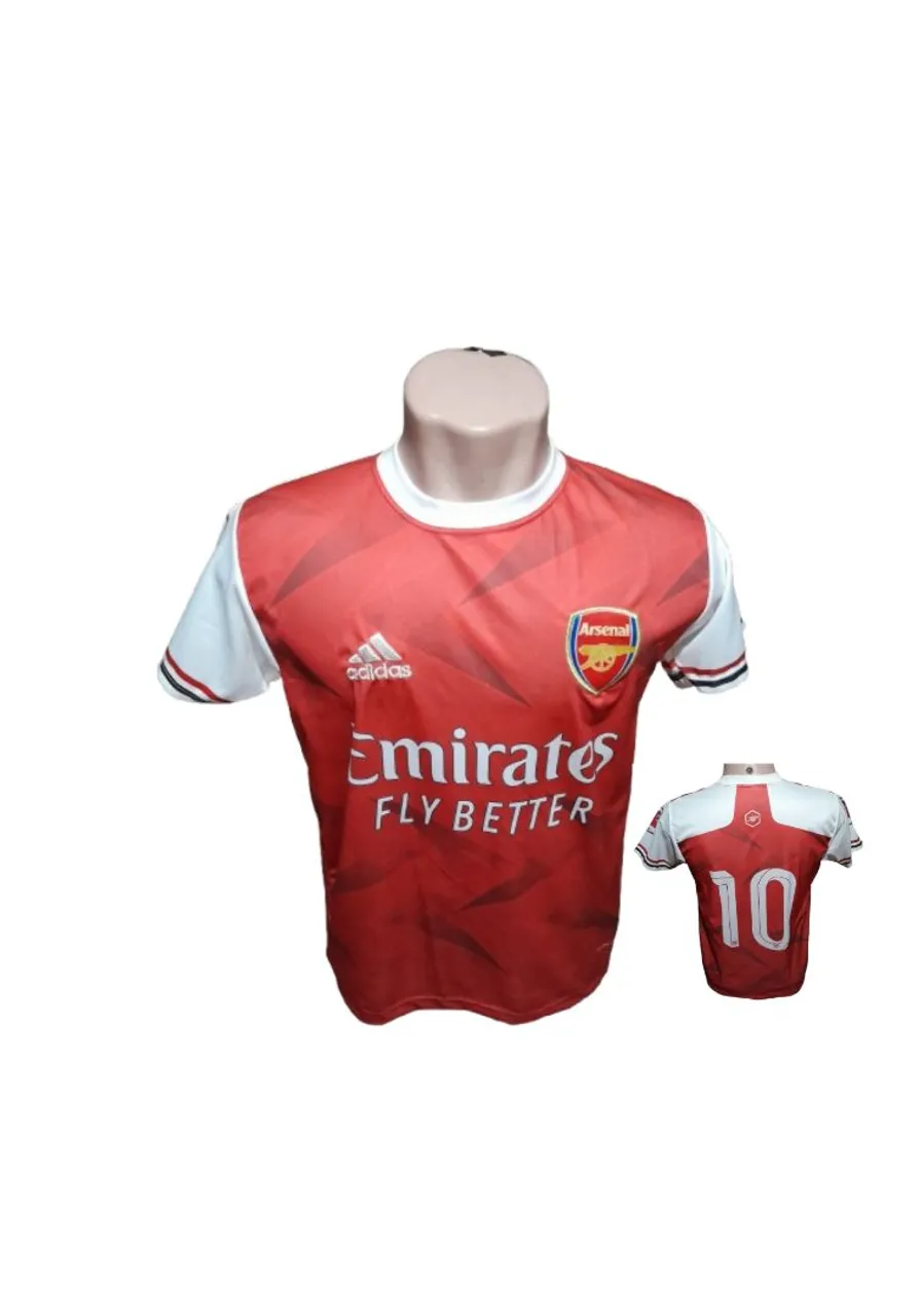Camisa de futebol Arsenal vermelha