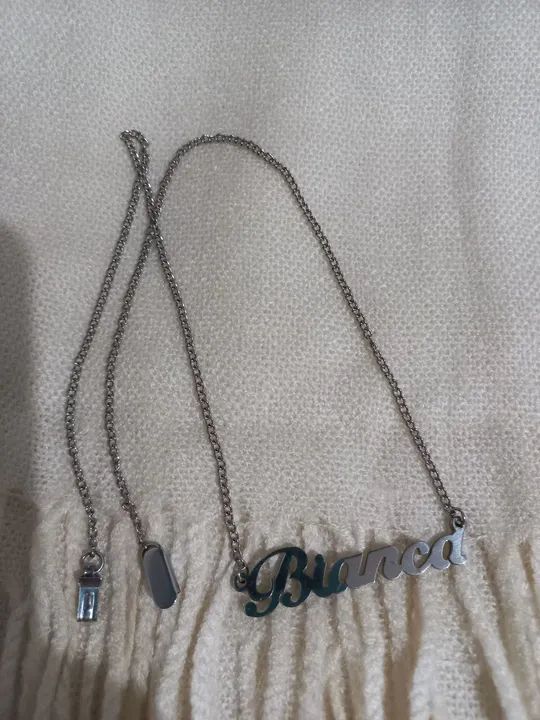 Kit com 02  colares   prateado  - Foto 3