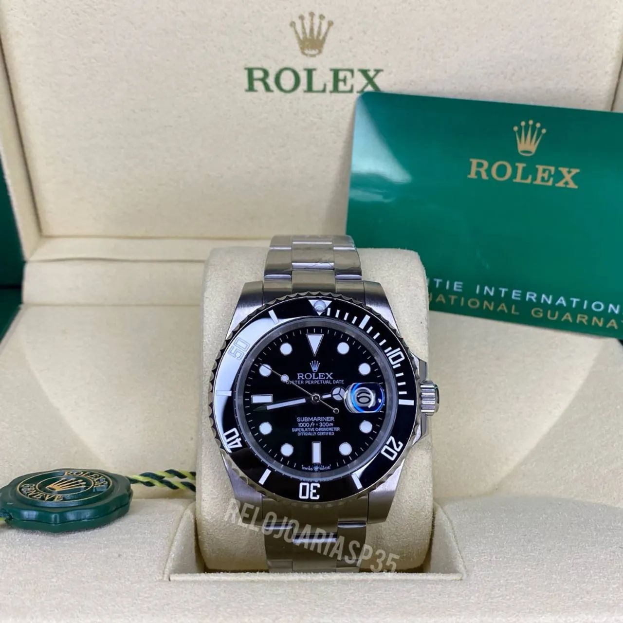 Rolex Submariner automático linha Premium com caixa/certificado  - Foto 2