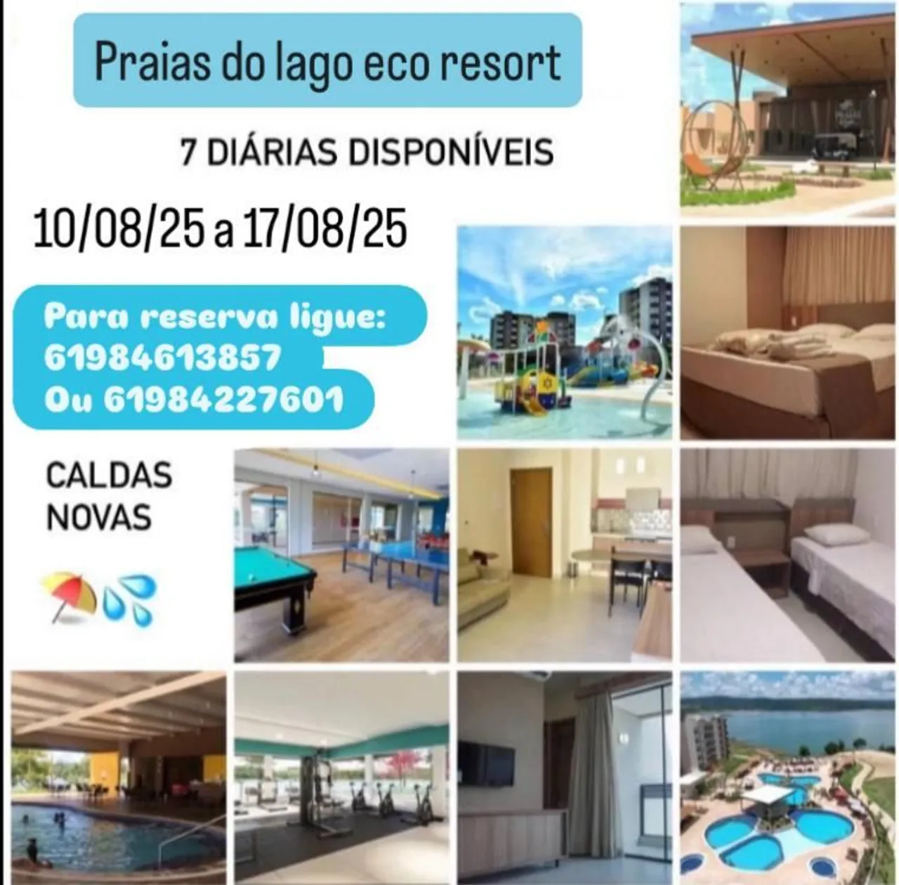 Diárias em Caldas Novas