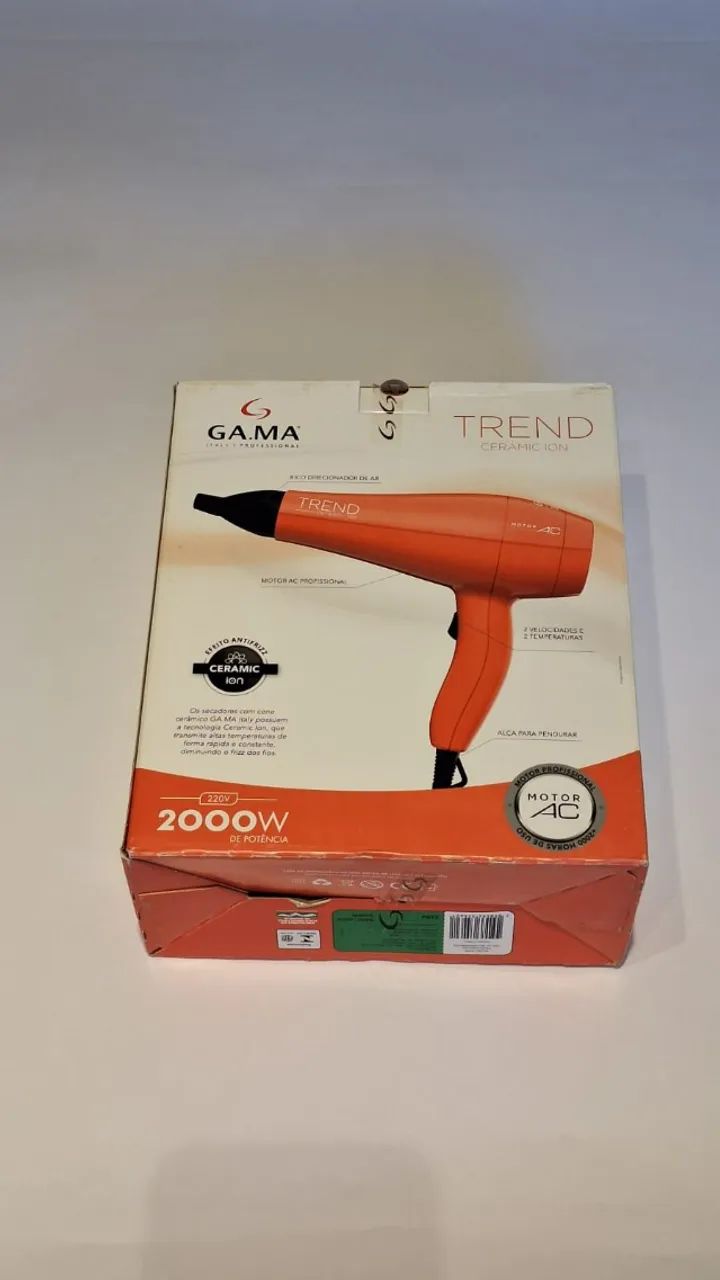 Secador de cabelo GA.MA Italy Trend Ceramic Ion BECHD0000002255 salmão - Foto 4