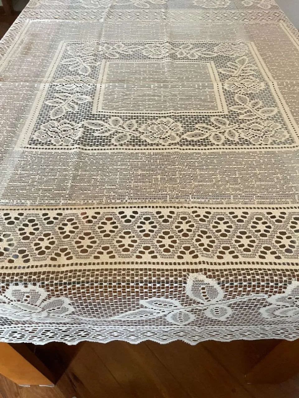 toalha de mesa de renda - Foto 2