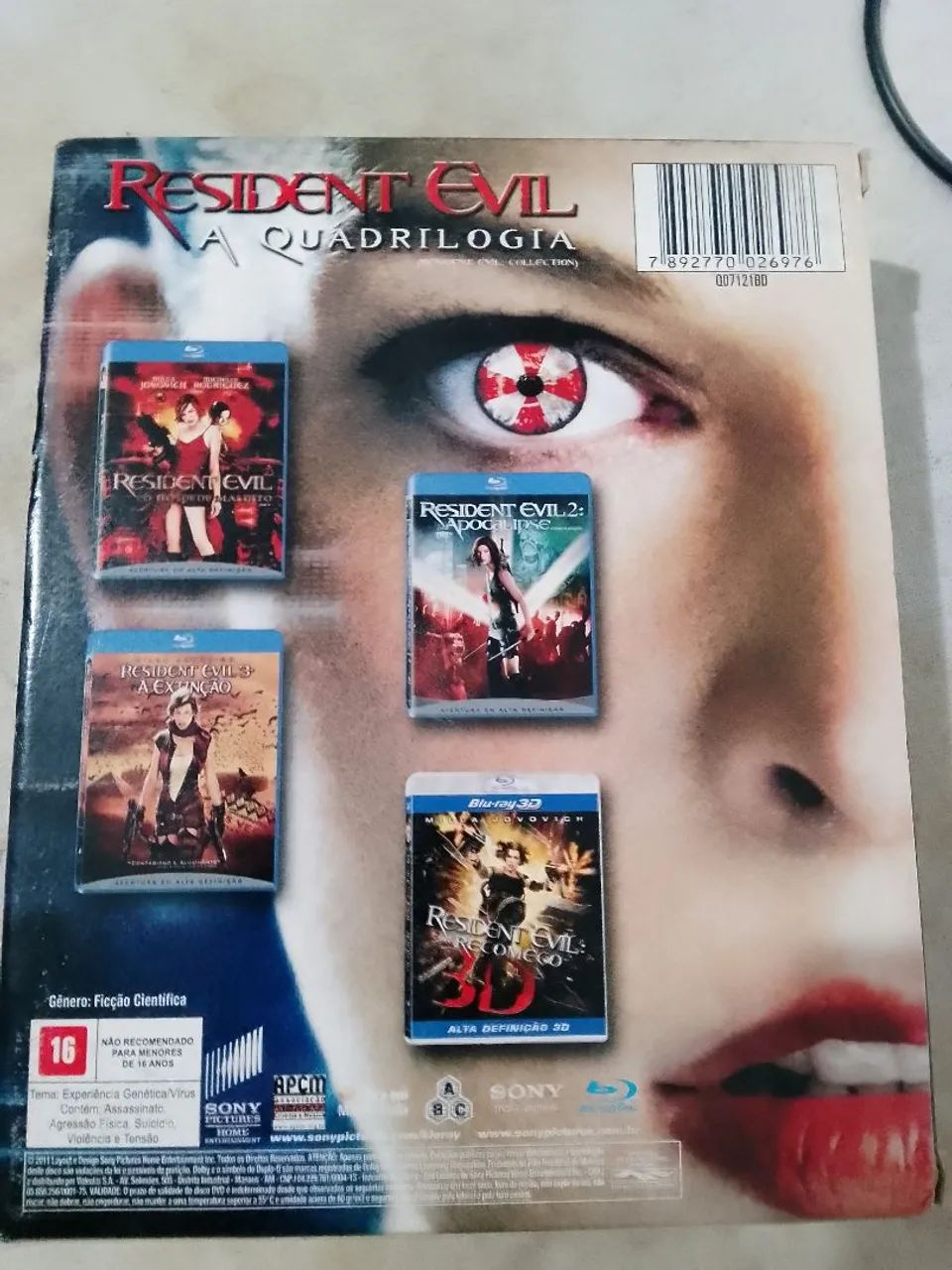 Resident Evil - A Quadrilogia (Blu-Ray - 4 Discos) - Foto 2
