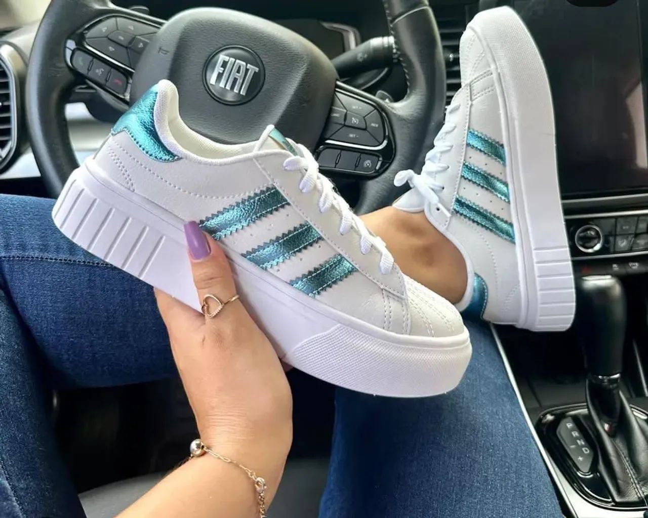 Tênis Adidas Feminino Casual atacado - Foto 4