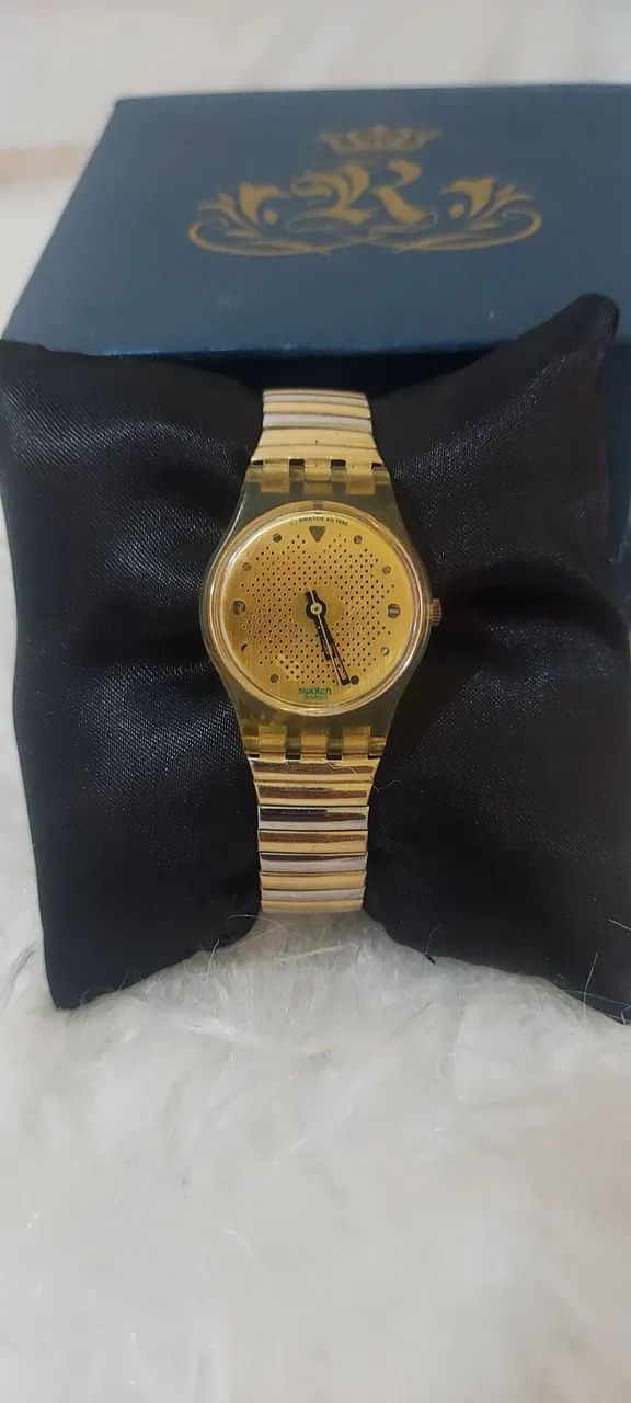 Swatch Vintage Dourado - Foto 2