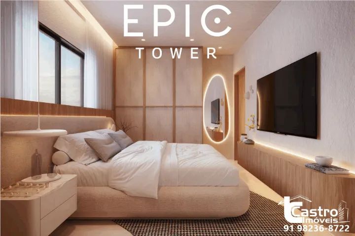 Condomínio EPIC TOWER. 2 ou 3/4. 1 ou 2 vagas. G.A013 - Foto 8