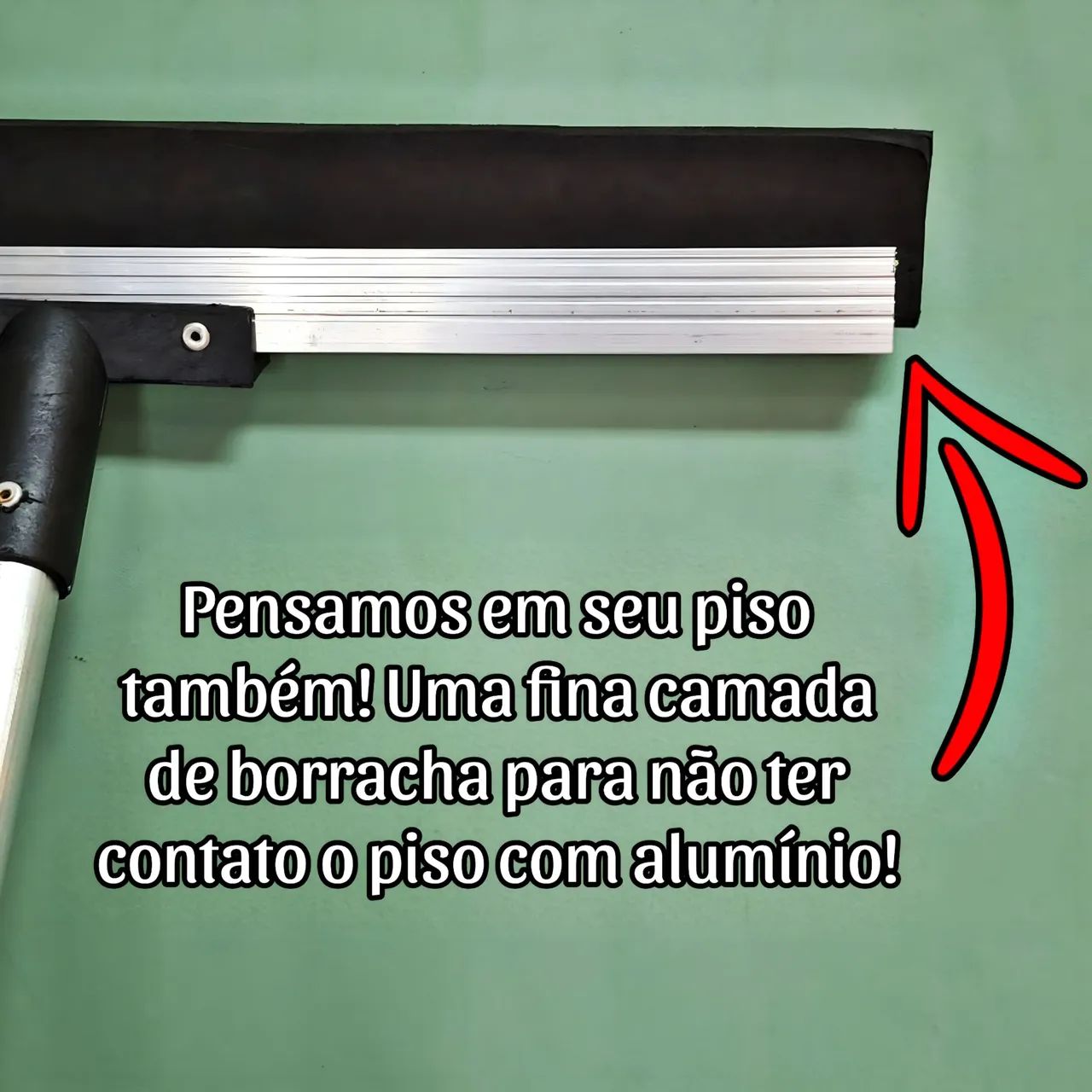 Rodo Reforçado em Alumínio 40cm. - Foto 3