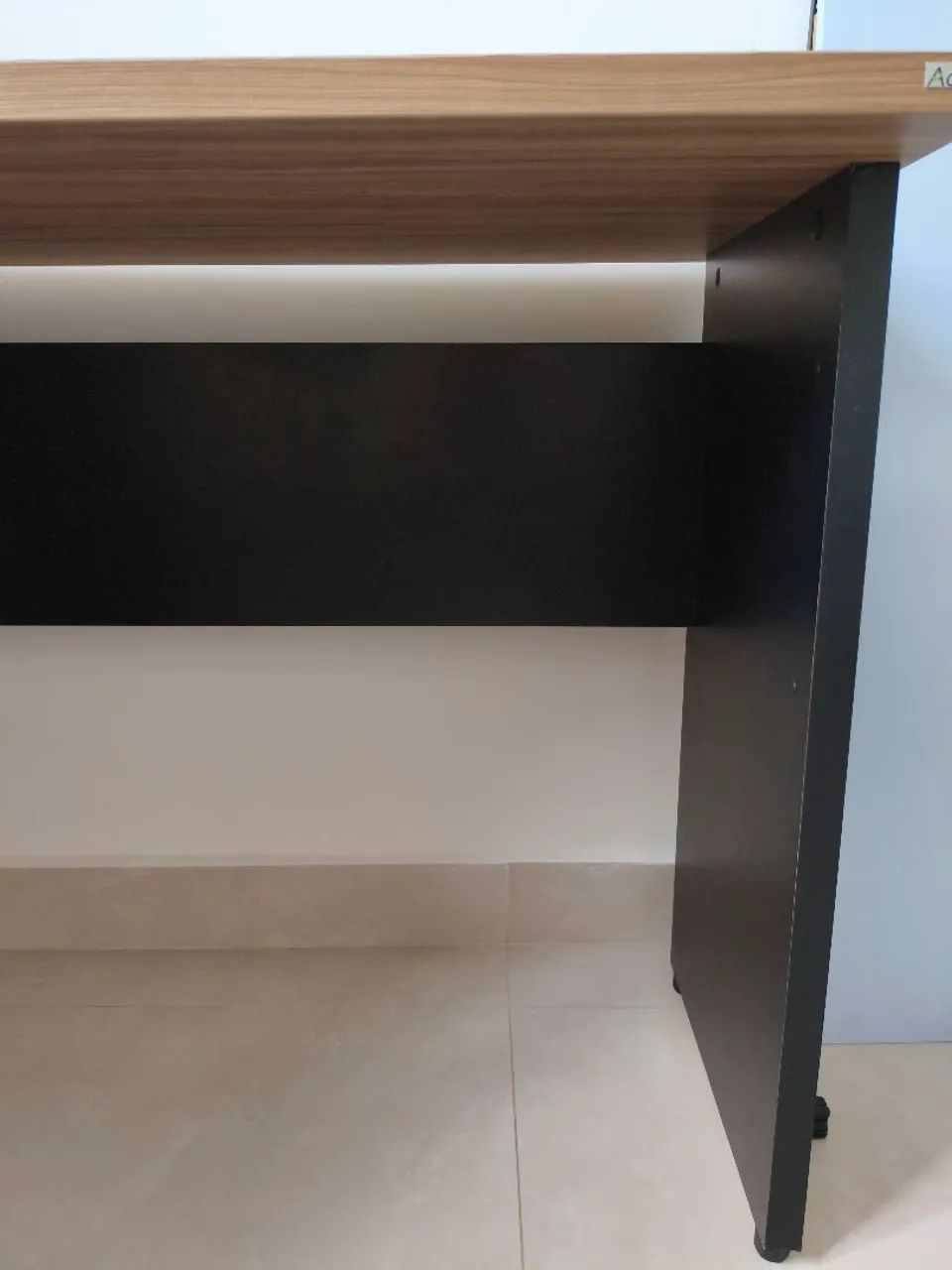 Mesa de escritório em L marca Acerto - Foto 5