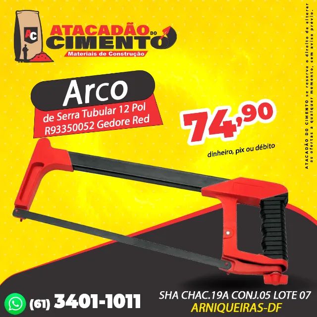 Arco de Serra Tubular 12 Pol R * Gedore Red