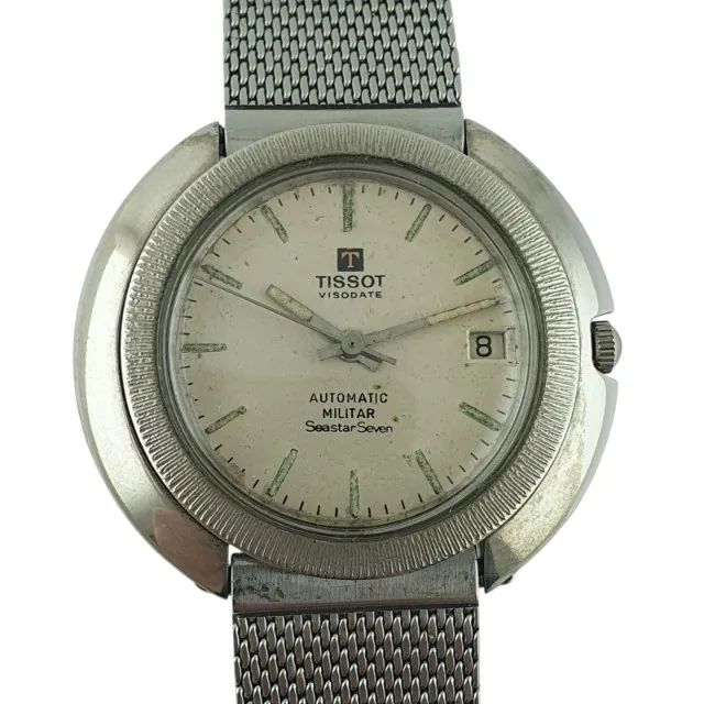 Relógio Tissot Mod 44588-1T Militar Automatic Seastear Seven Década de 60 