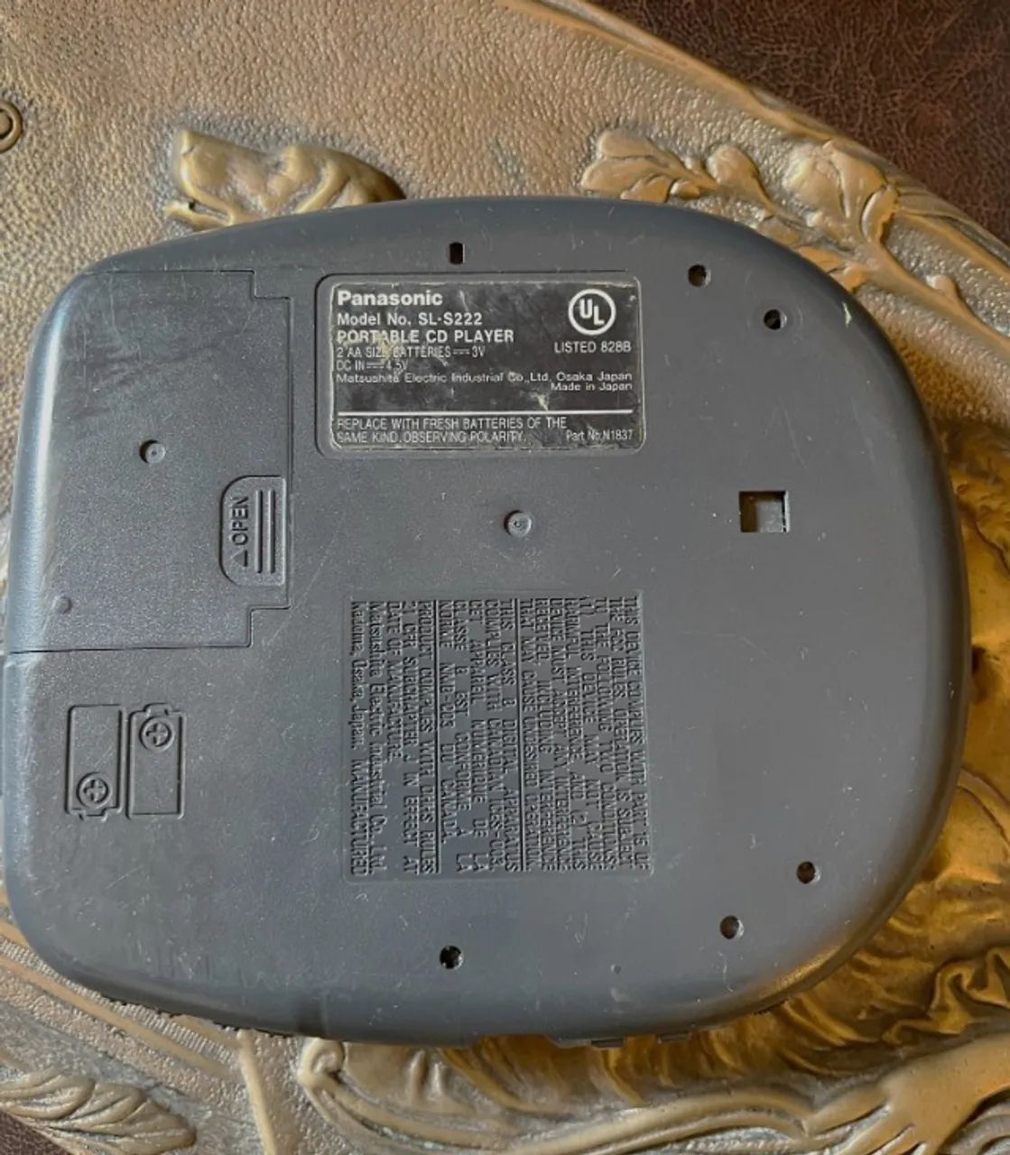 Portable CD Player SL-S222 funcionando perfeitamente Made In Japan - Foto 4