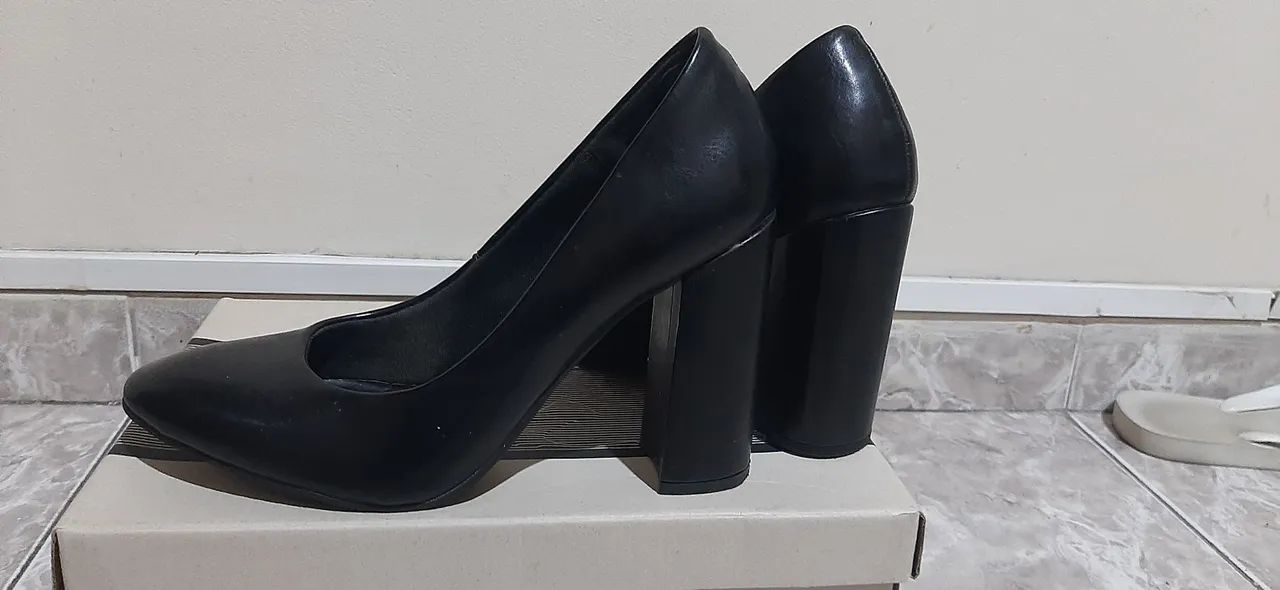 Sapato Feminino Salto Grosso ALA Calçados