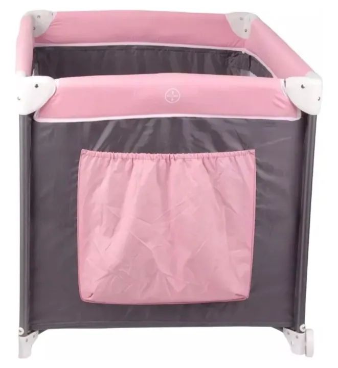 Oportunidade! Novo, sem uso- Berço Portátil Baby Style cor Rosa  - Foto 3