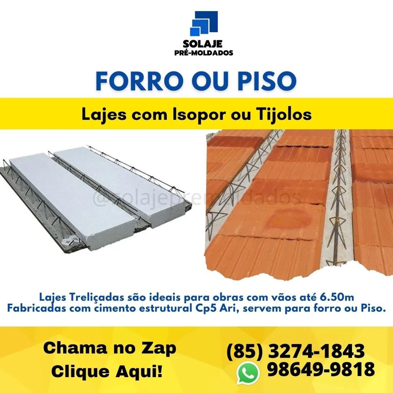 Laje Valterrana com tijolo ou isopor - Foto 3