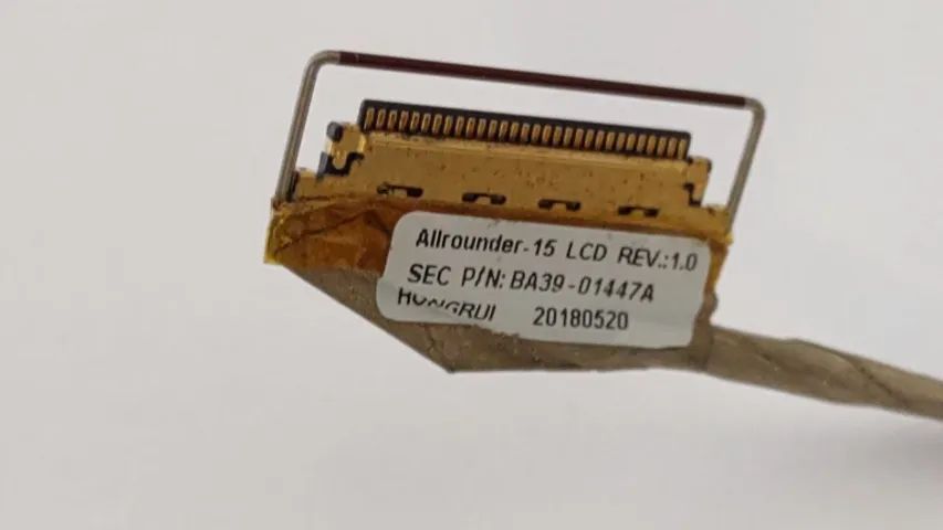 Flat cable / cabo display tela Notebook Samsung NP350XAA-KDABR - Foto 2