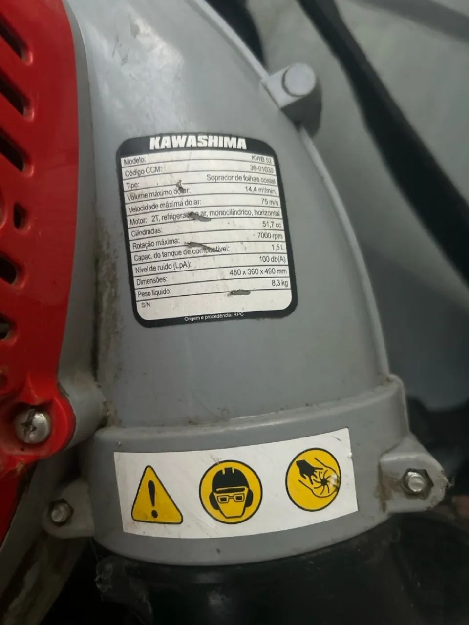 Soprador de folhas Kawasaki KWB 52 - Foto 5