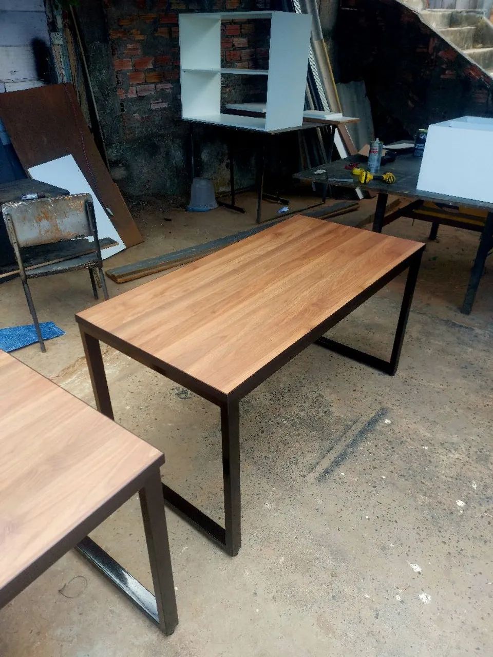 Mesa estilo industrial 