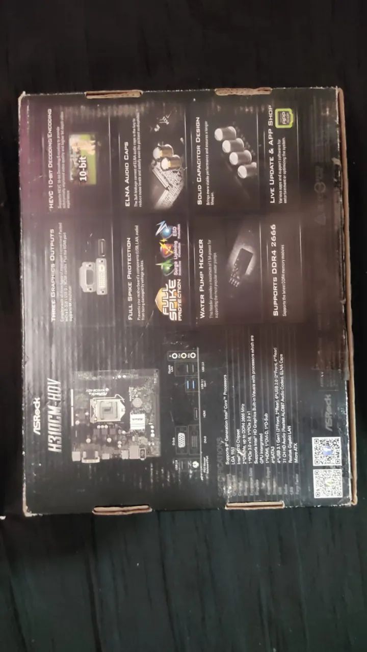 Asrock  H310M - HDV - Lga 1151 - 8ª e 9ª geração - Foto 2