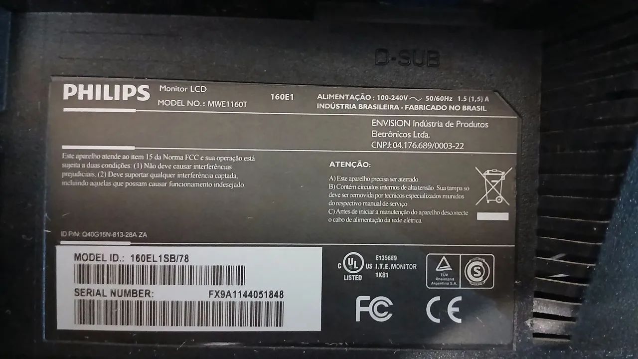 Monitor Philips 160E1 - Foto 3