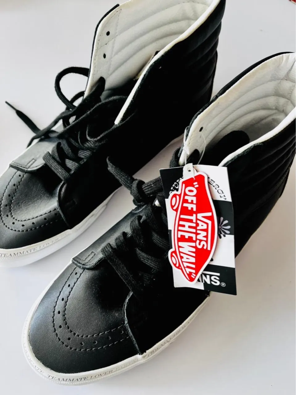 Tênis Vans Sk8-Hi Preto Couro Original - Novo