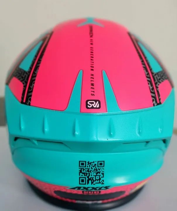 Capacete Axxis- Tamanho 55/56- Em estado de novo  - Foto 2