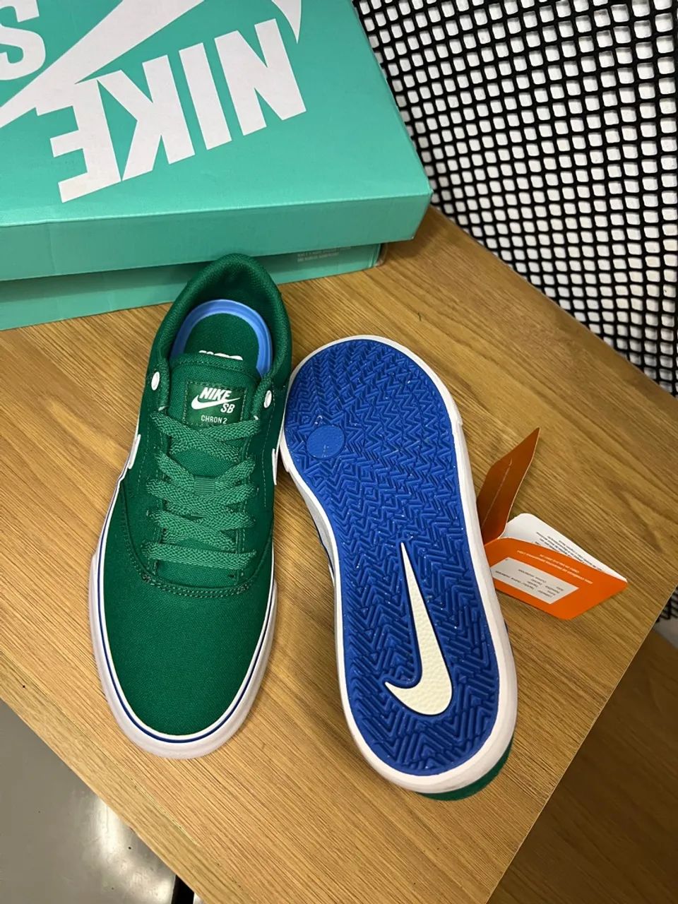 Tênis Nike SB Chron 2 Verde - Novo e Original - Foto 4