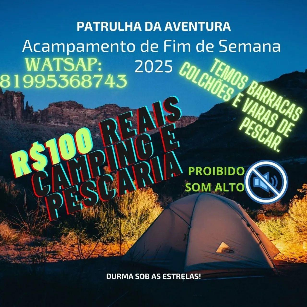 Acampamento em área verde com lago - Foto 5