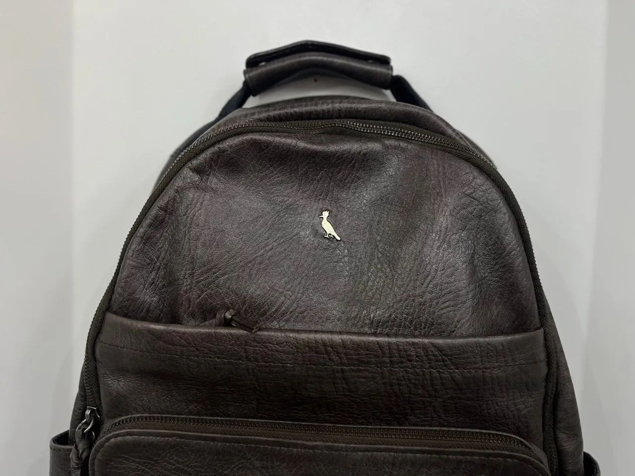 Mochila de Couro Reserva Marrom - Foto 2