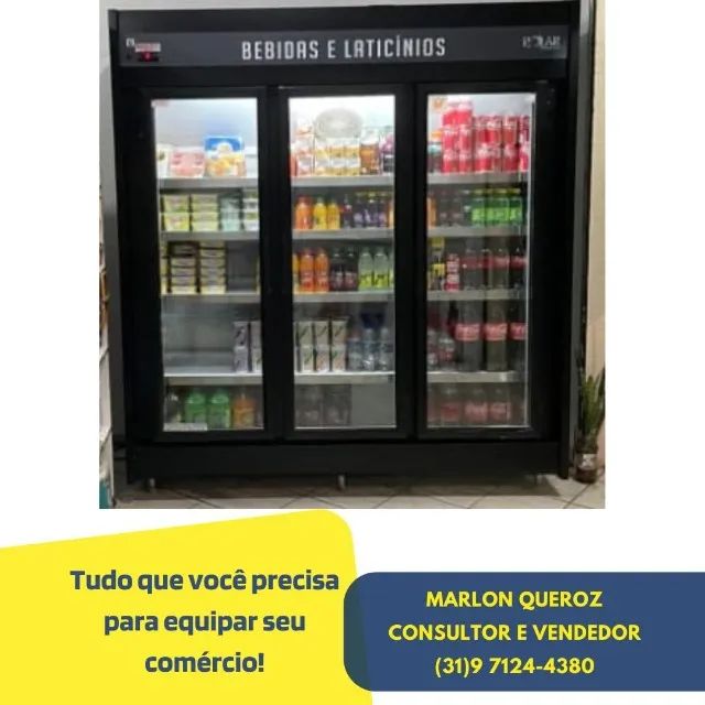 Refrigerador Auto Serviço 3 Portas Polar 220v
