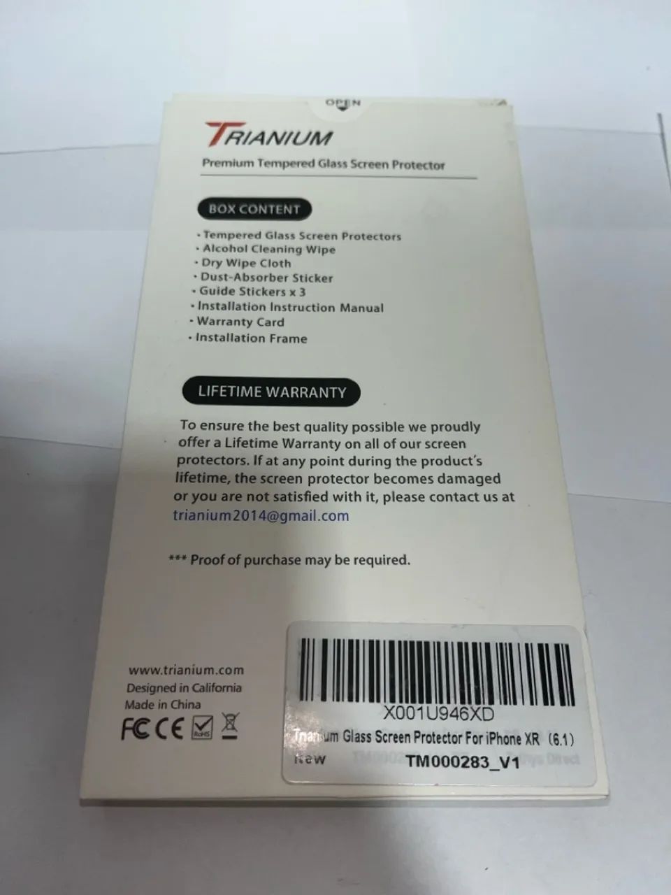 2 Protetores de Tela de Vidro Temperado - iPhone XR / iPhone 11 - Trianium - Foto 3