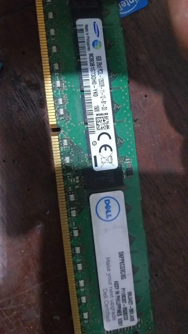 Memória Servidor DELL 8GB 64168578883842123