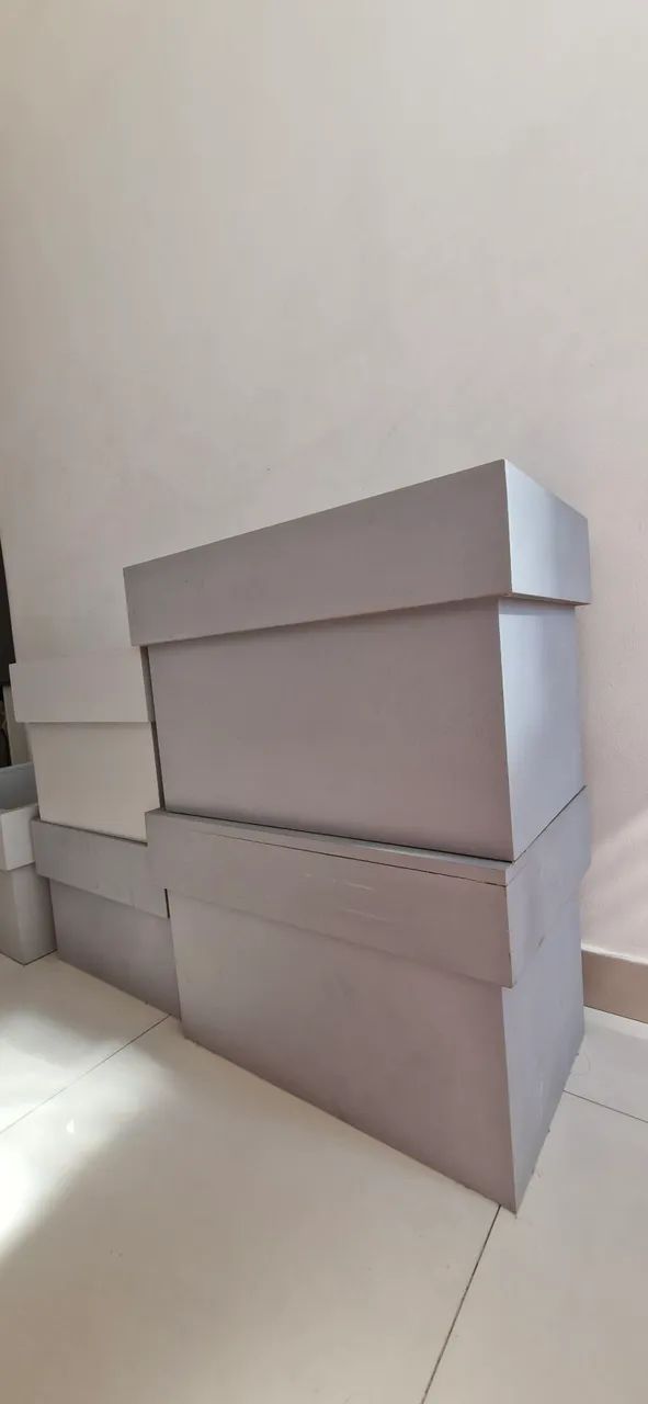 5 Caixas organizadoras madeira modulares - Foto 3