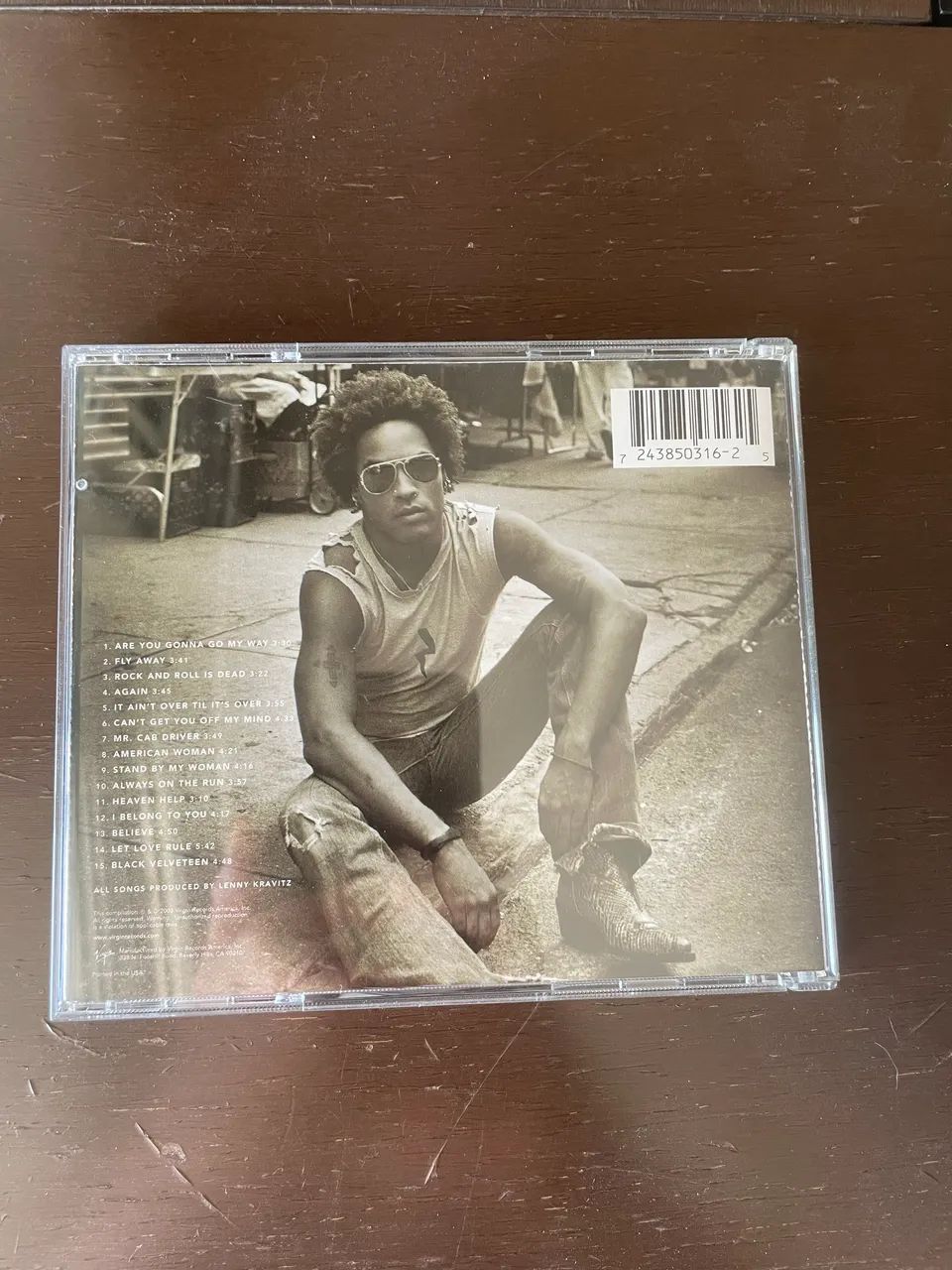 Cd importado Lenny Kravitz - Greatest Hits - ano 2000, primeira tiragem - Foto 4