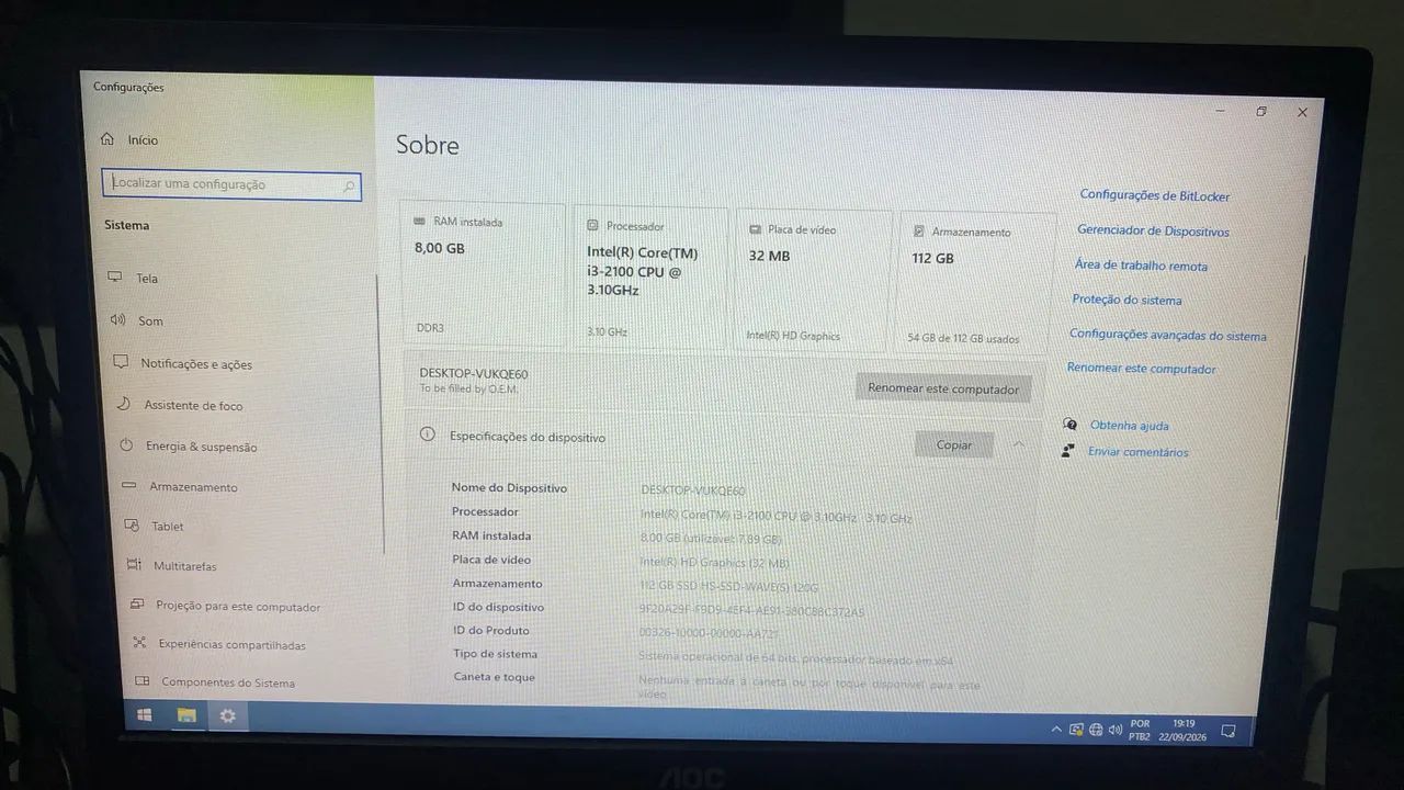 Computador completo ideal para loja  - Foto 2