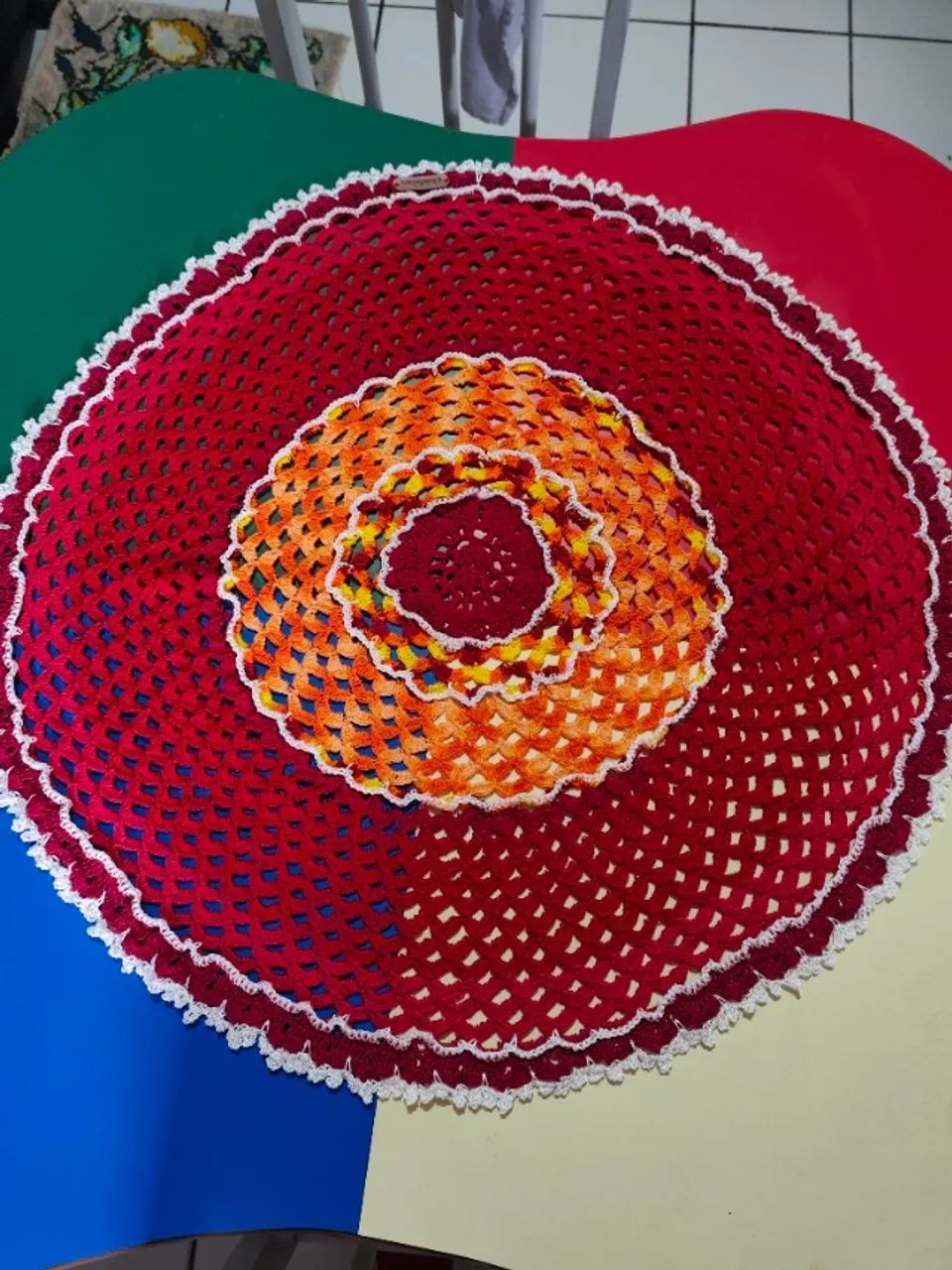 Vendo centro de mesa de crochet. - Foto 5