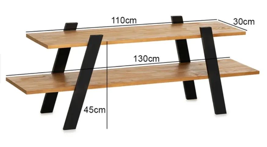 Rack New York madeira pinus 130 cm - Foto 2