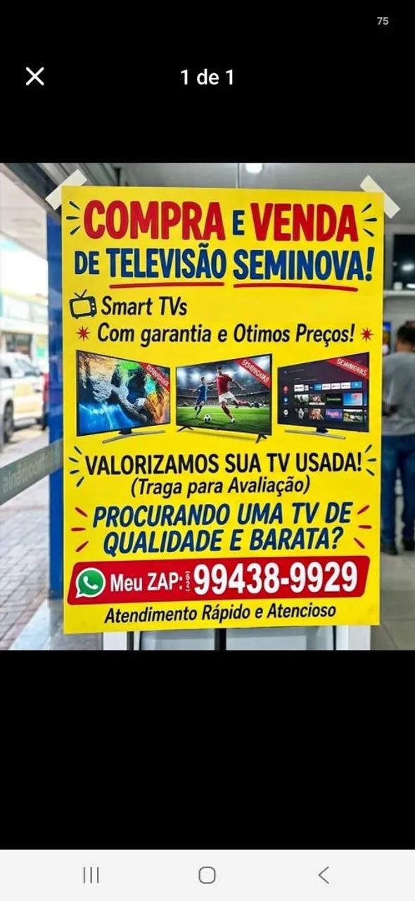 Televisão smart Vários tamanhos 