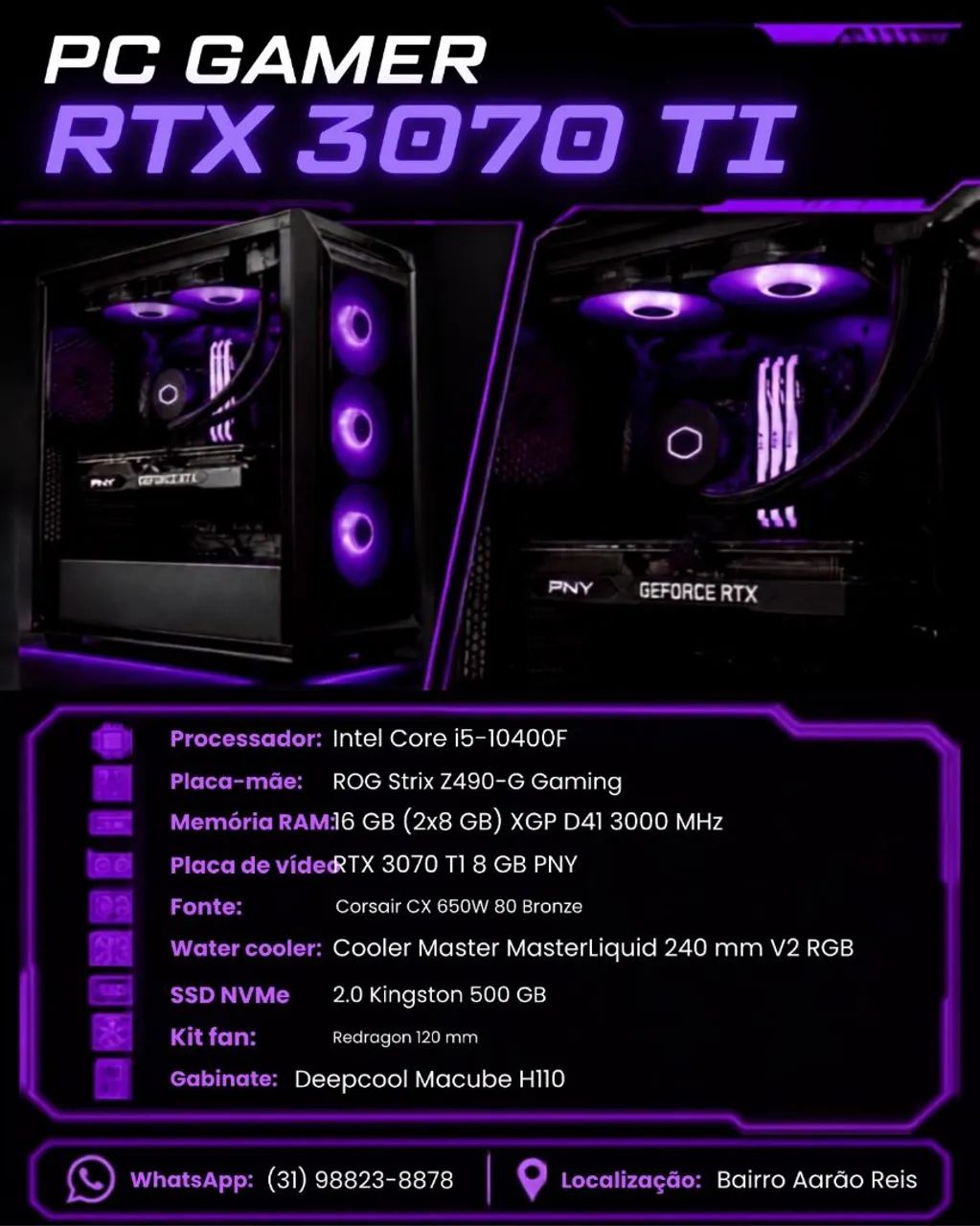 PC GAMER RTX 3070