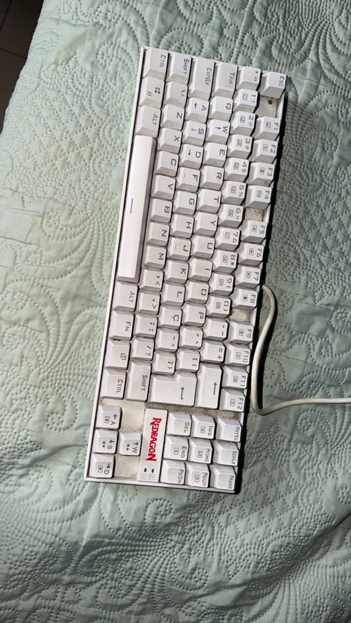 Teclado redragon branco 