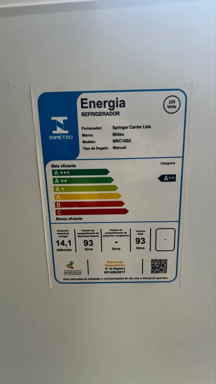 Vende - se Frigobar Midea 93L - Foto 5