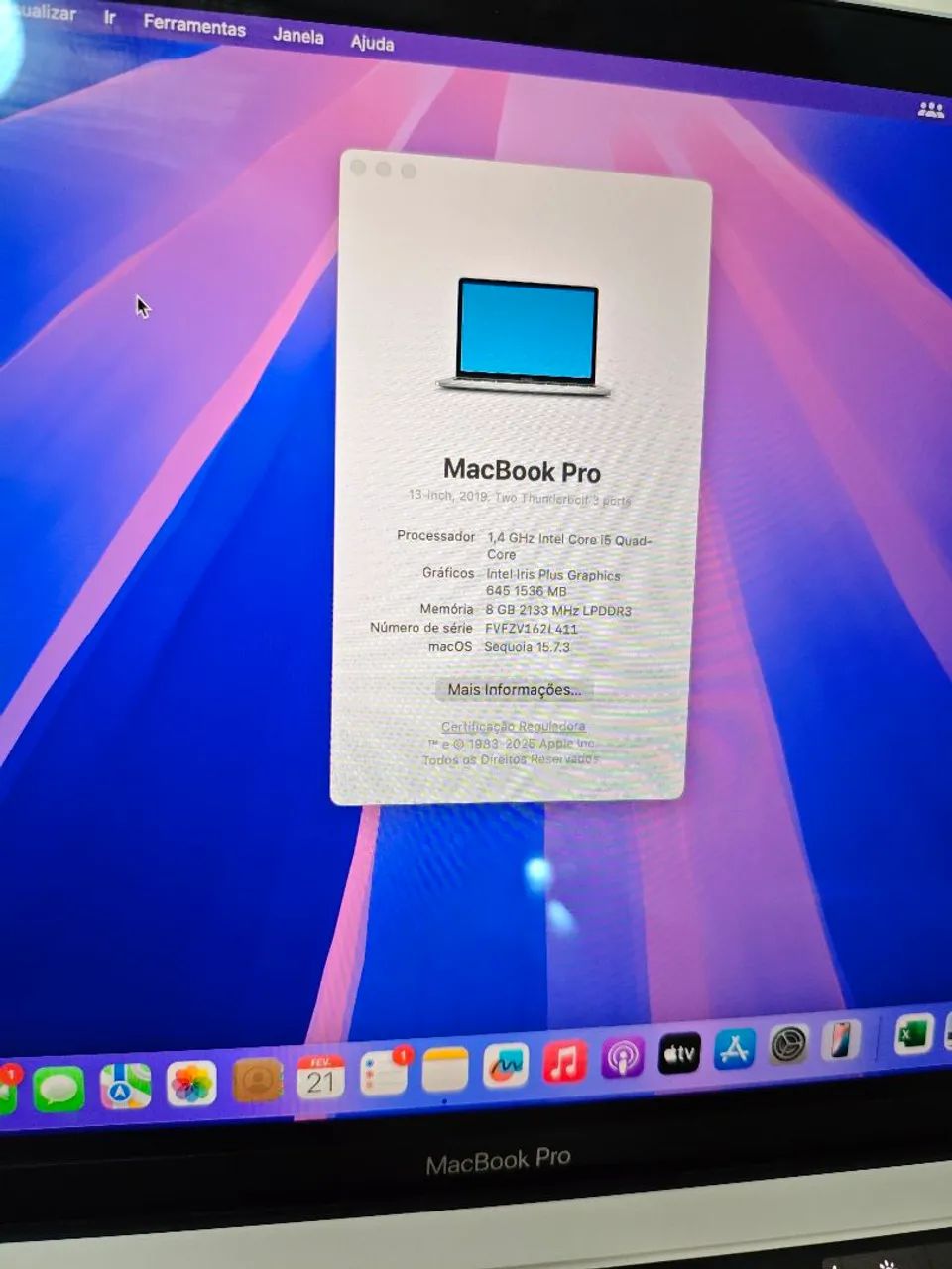 MacBook Pro 2019 Intel i5 8gb ram - Foto 4