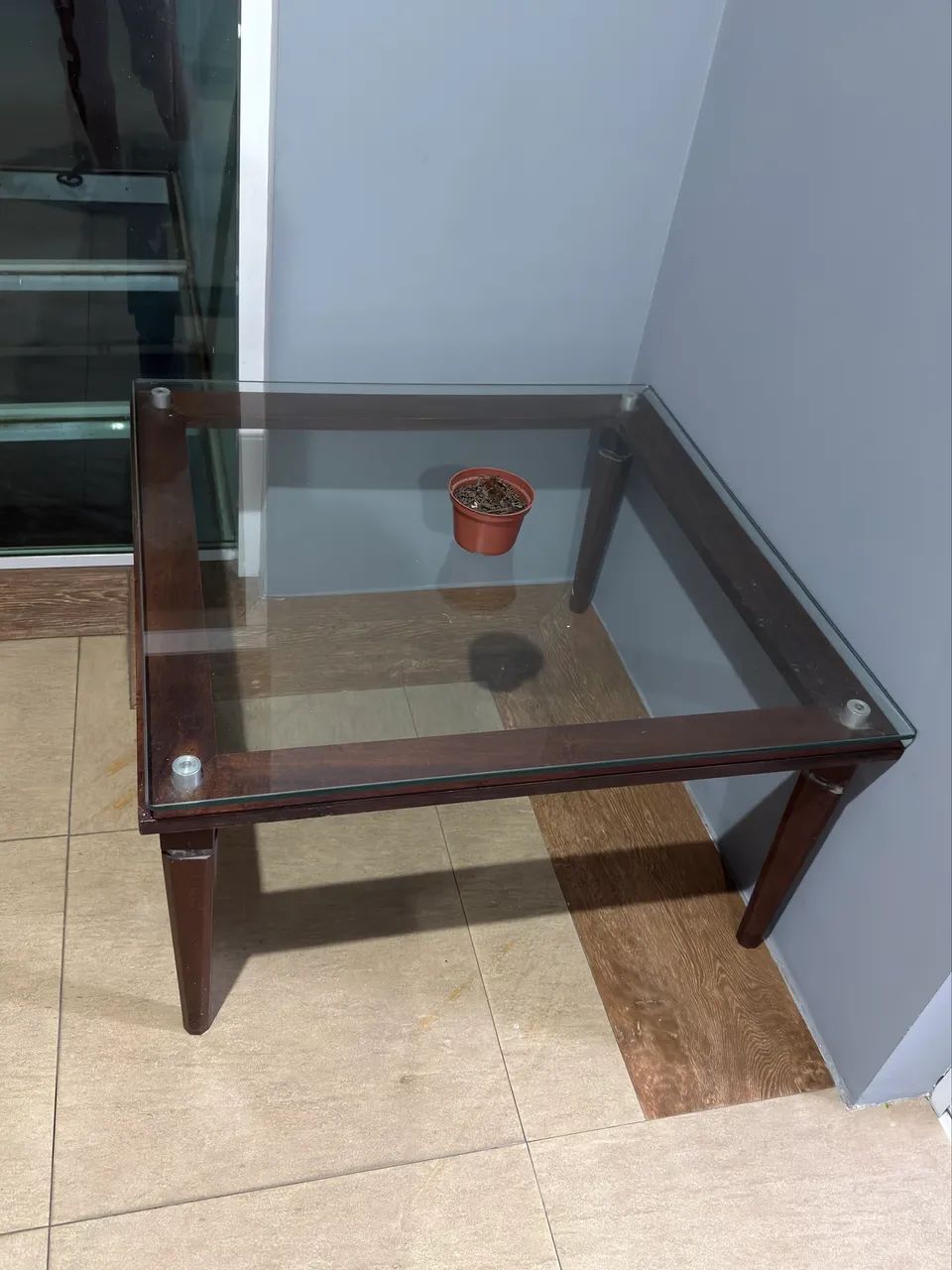 Mesa de centro vidro